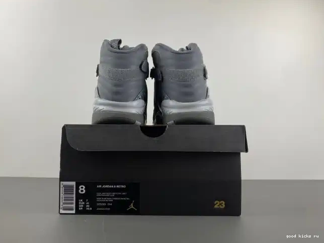 Retro 8 Grey Cool Jordan 305381-014 0622